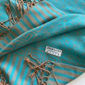 PASHMINA Scarf/Wrap 100% Pashmina EUC